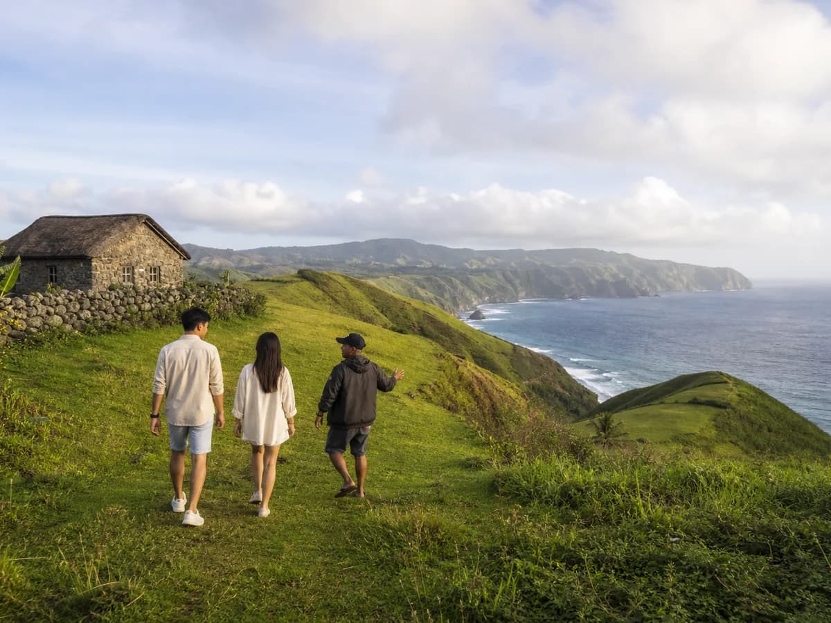 Batanes Rolling Hills & Ivatan Houses