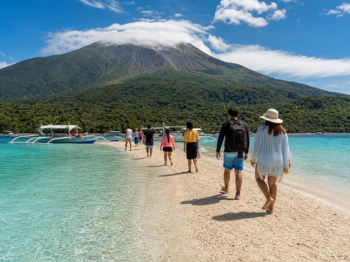 Camiguin Volcano, Springs & Sandbar